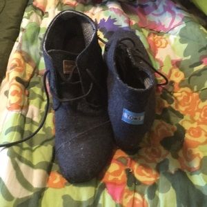 TOMS wool booties 8.5